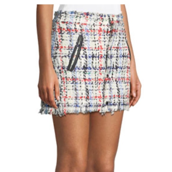 Rag & Bone Otis Snap Front Linton Tweed Mini Skirt.     Women’s size 2 - Picture 2 of 11